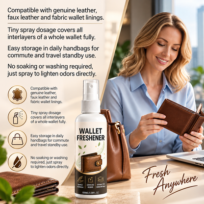 Wallet Freshener & Deodorizer Spray