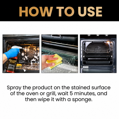 Oven & Grill Cleaner Odor And Oil Remover