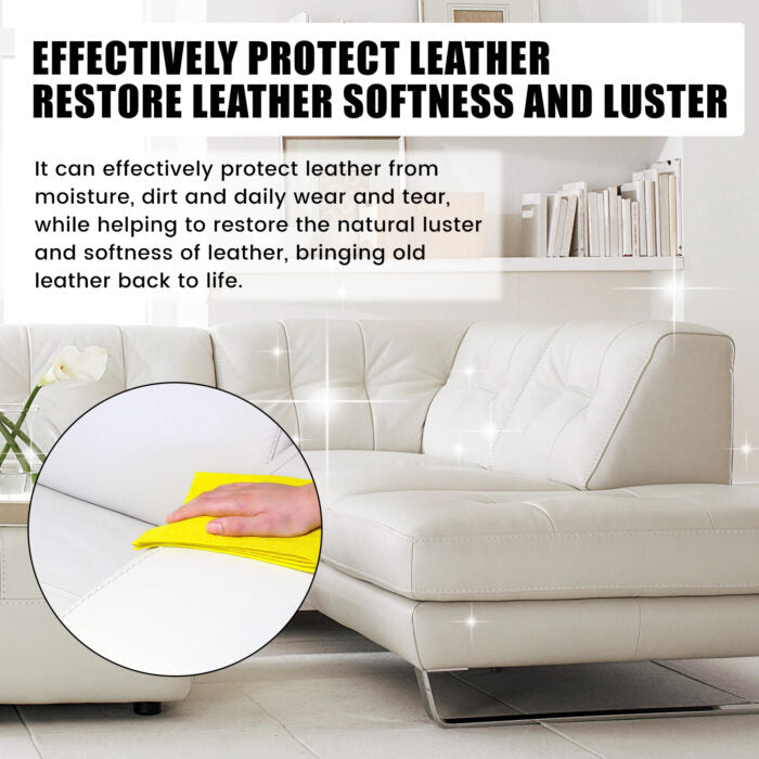 Car Leather Wax Polish Multi-Purpose Interior Cleaner
